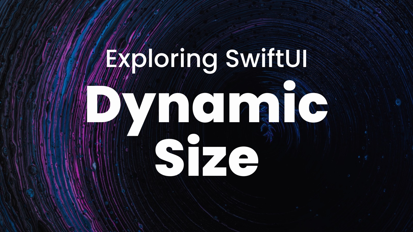 Exploring SwiftUI: DynamicTypeSize